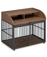 Streamdale Furniture 44" Heavy Duty Dog Crate Furniture with Storage