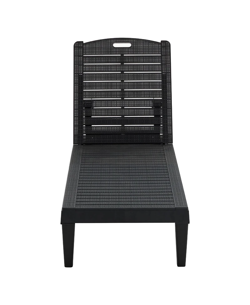Streamdale Resin Outdoor Chaise Lounge Set (2)