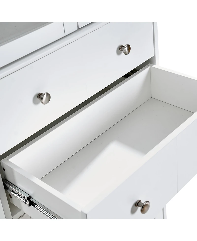 Streamdale Furniture Streamdale 67" Tall Kitchen Pantry Cabinet - White