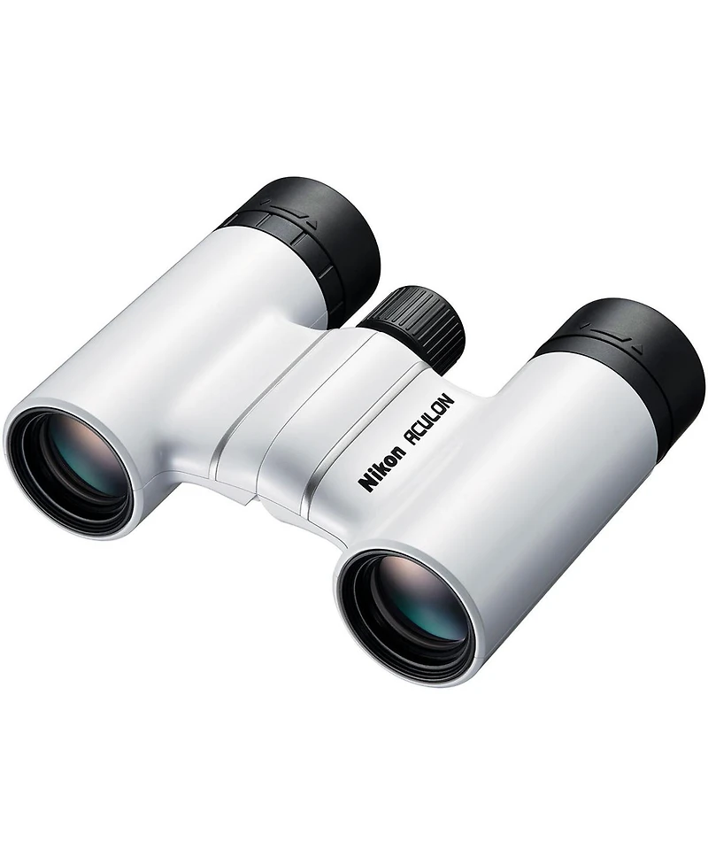 Nikon 8x21 Aculon T02 Roof Prism Binocular with 6.3 Degree Angle of View, White