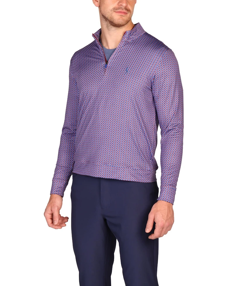 Tailorbyrd Men's Footballs Performance Quarter Zip