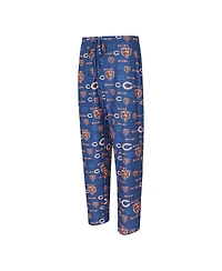 Concepts Sport Men's Navy Chicago Bears Mosaic All Over Print Pants