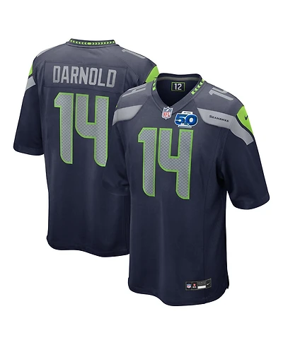 Nike Men's Sam Darnold College Navy Seattle Seahawks Team 50th Season Game Jersey