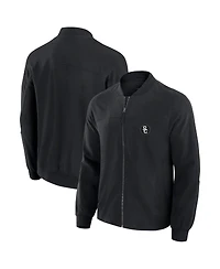 J. Palmer Men's Black Usc Trojans Lightweight Cover-4 Tri-Blend Full-Zip Jacket