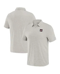 J. Palmer Men's White Ohio State Buckeyes Four Down Polo Shirt