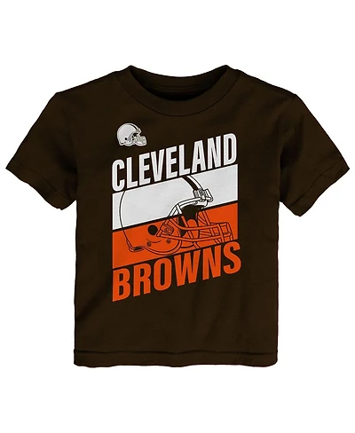 Outerstuff Toddler Brown Cleveland Browns Teamwork T-Shirt