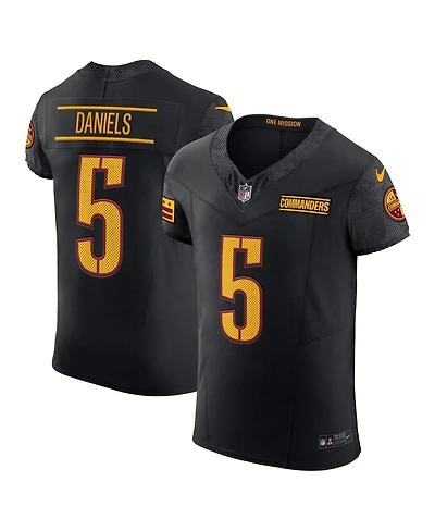 Nike Men's Jayden Daniels Black Washington Commanders Alternate Vapor F.u.s.e. Elite Jersey