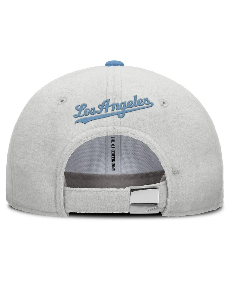 Nike Men's Gray Los Angeles Dodgers Club Adjustable Hat