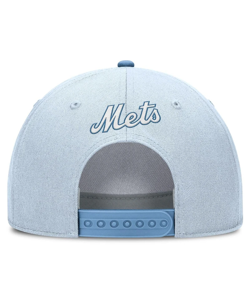 Nike Men's Light Blue New York Mets Rise Dri-Fit Adjustable Hat