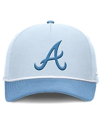 Nike Men's Light Blue Atlanta Braves Rise Dri-Fit Adjustable Hat