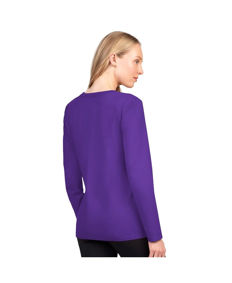G-iii 4Her by Carl Banks Women's Purple Minnesota Vikings Best Play Long Sleeve T-Shirt
