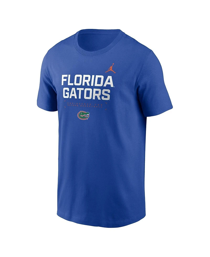 Jordan Men's Royal Florida Gators 2025 Courtside Basketball Performance T-Shirt