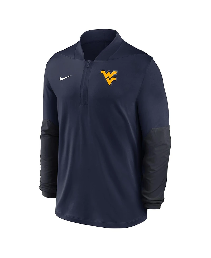 Nike Men's Navy West Virginia Mountaineers One Goal Performance Half-Zip Pullover Sweatshirt