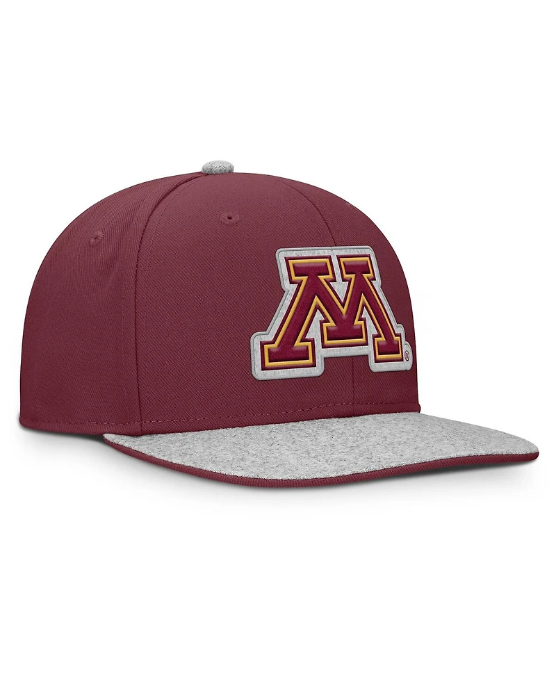 Fanatics Men's Maroon Minnesota Golden Gophers Loden Snapback Hat