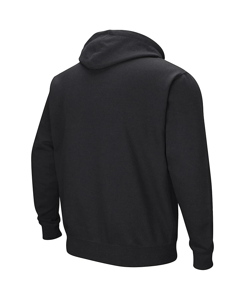 Colosseum Men's Black Iowa State Cyclones Sunrise Pullover Hoodie