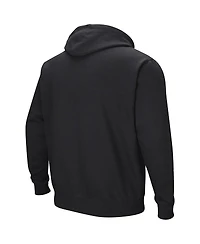 Colosseum Men's Black Iowa State Cyclones Sunrise Pullover Hoodie