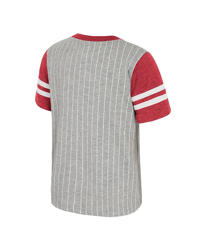 Colosseum Toddler Heather Gray Alabama Crimson Tide Airball T-Shirt