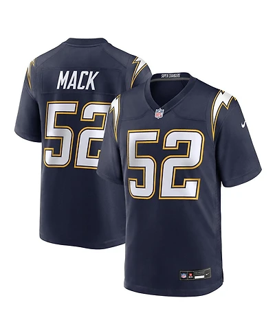 Nike Men's Khalil Mack Navy Los Angeles Chargers Alternate Super Chargers Game Player Jersey
