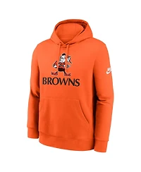 Nike Men's Orange Cleveland Browns Best Season Rewind Club Pullover Hoodie
