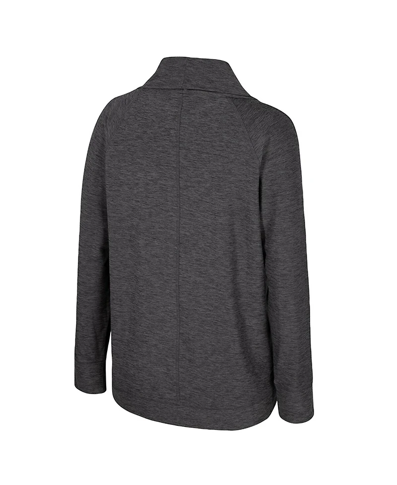 Colosseum Women's Charcoal Auburn Tigers Dash Cardigan