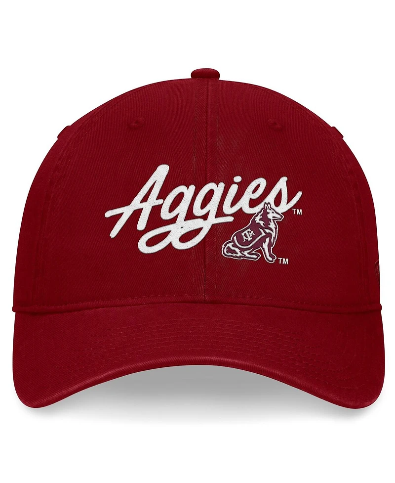Top of the World Men's Maroon Texas A M Aggies Heritage CeeCee Adjustable Hat