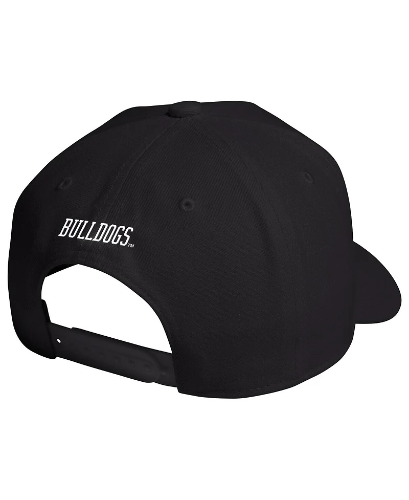 Adidas Men's and Women's Black Mississippi State Bulldogs Blackout A-Frame Adjustable Hat