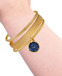 Guess Gold-Tone Three-Piece Bangle Bracelet Set
