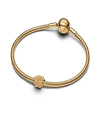 Pandora Gold Plated Textured Clover Mini Charms