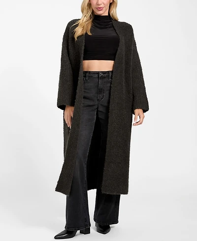 Guess Women's Long Sleeves Midi Cardigan Sweater