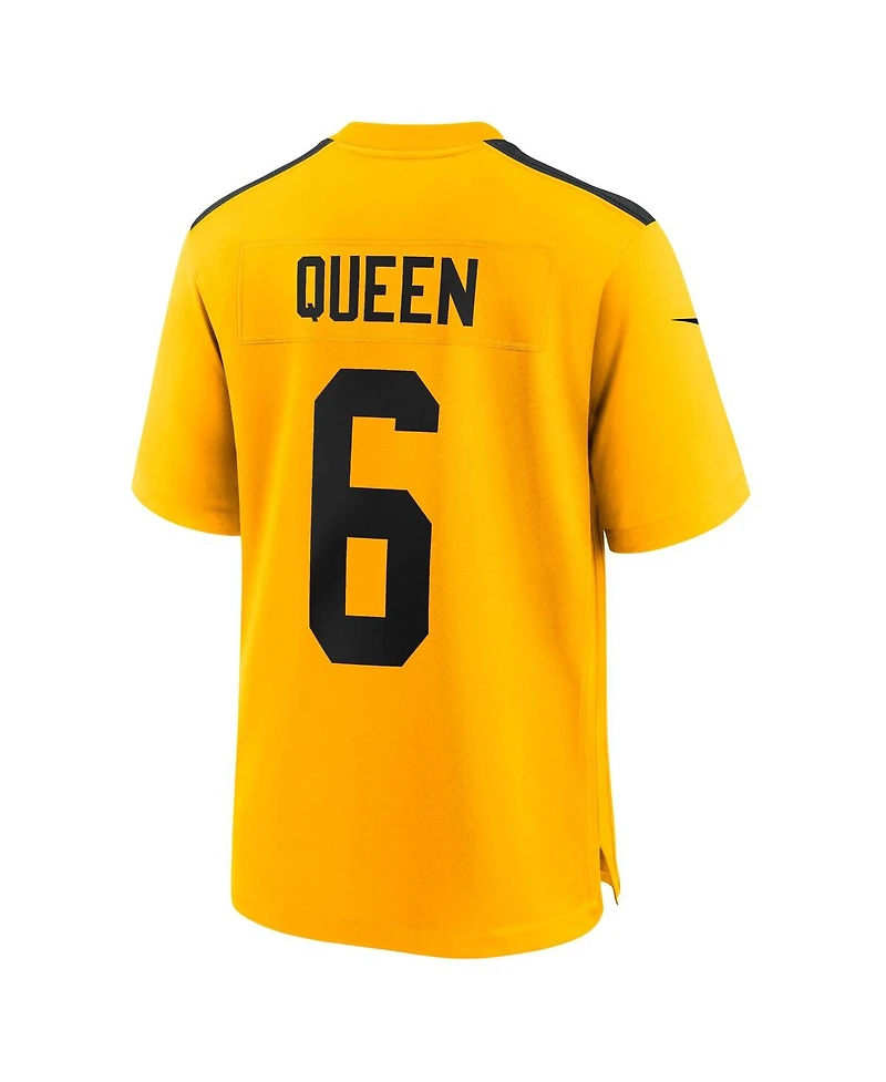 Nike Men's Patrick Queen Gold Pittsburgh Steelers Alternate 1933 Throwback Game Jersey