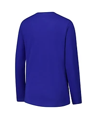 G-iii 4Her by Carl Banks Women's Royal Indianapolis Colts Post Season Long Sleeve V-Neck T-Shirt