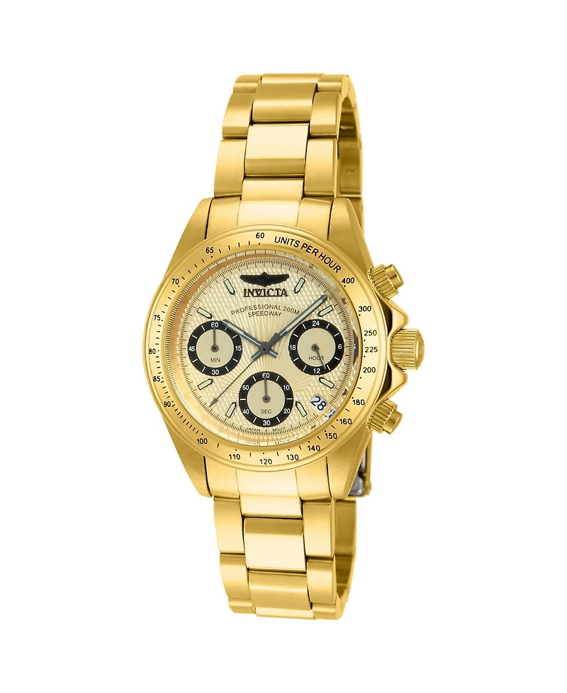 Invicta Women's 14931 Speedway Quartz Multifunction Gold Dial Watch