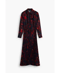 Desigual Women's Pleated shirt dress