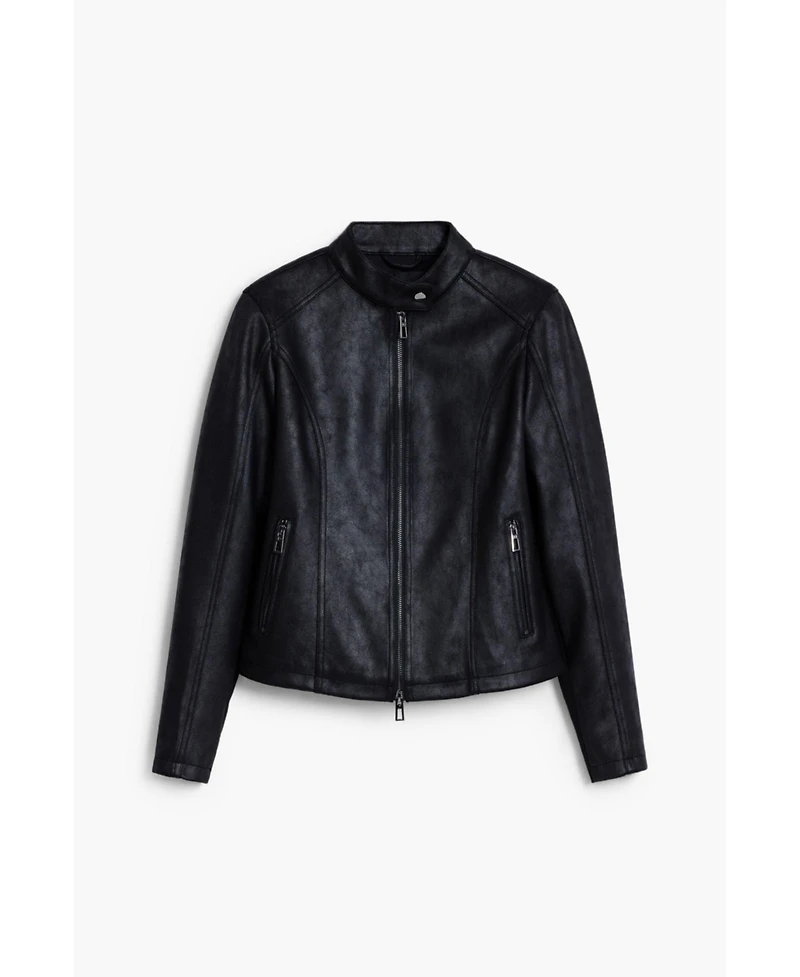 Desigual Women's Combined faux leather jacket