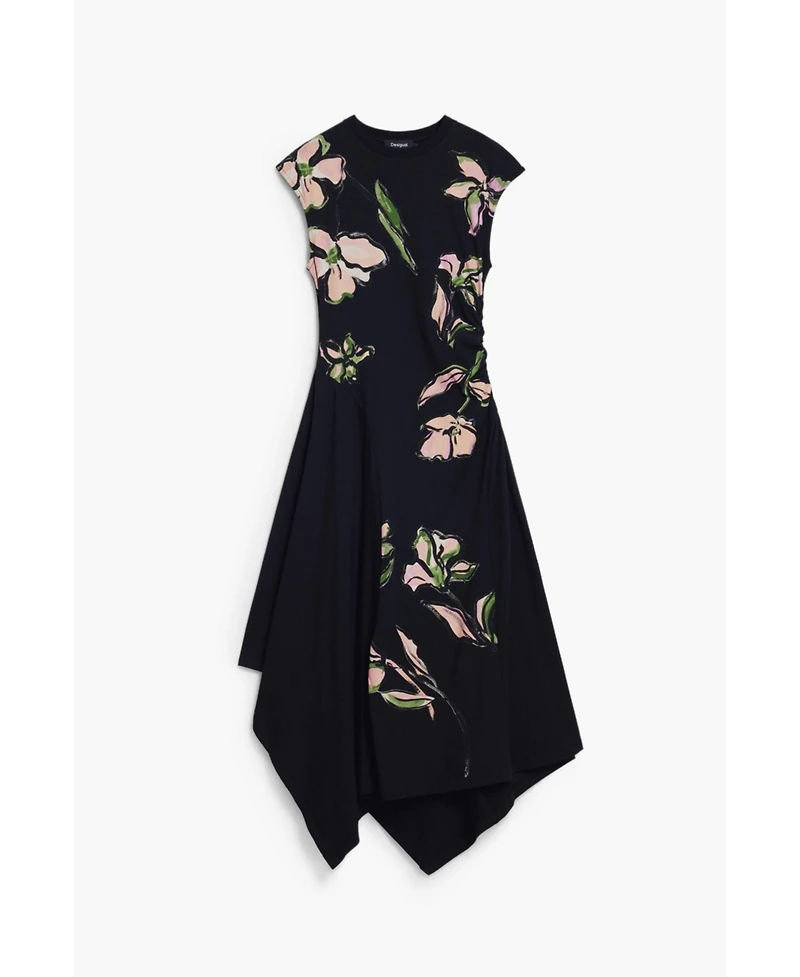 Desigual Women's Irregular floral dress