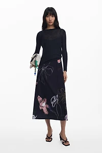 Desigual Women's 2-in-1 brushstroke dress