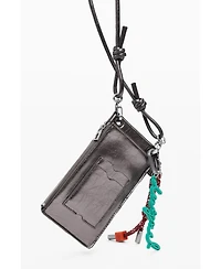 Desigual Women's Medium metallic 3D logo phone holder