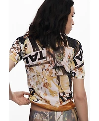 Desigual Women's Collage knit T-shirt