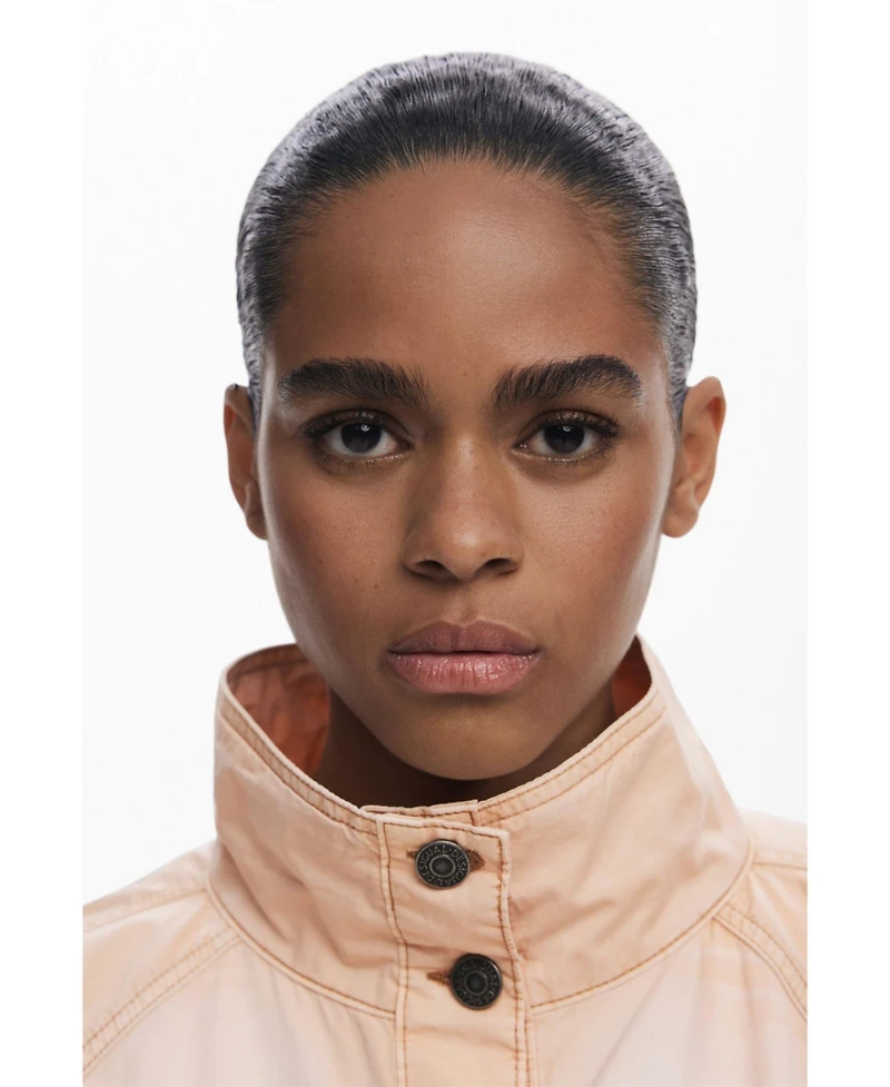 Desigual Women's Turtleneck denim jacket