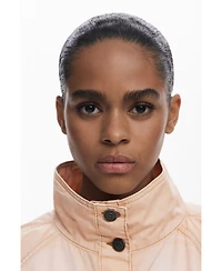 Desigual Women's Turtleneck denim jacket
