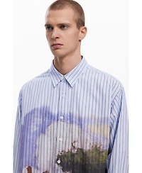 Desigual Men's Landscape print shirt