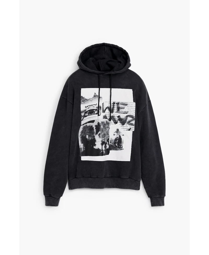 Desigual Men's Collage-Motor sweatshirt