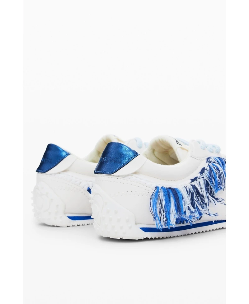Desigual Women's Frayed fabric sneakers