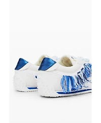 Desigual Women's Frayed fabric sneakers
