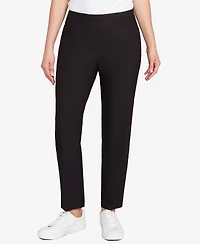 Ruby Rd. Petite Smooth Silky Tech Knit Ankle Pants