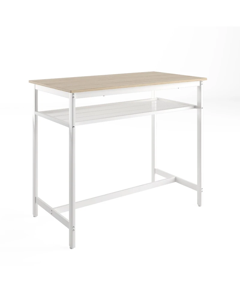 Casainc 5 Piece Counter Height Table Set with Bar Table and 4 Chairs