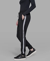 Karl Lagerfeld Paris Women's Logo Tape Jogger