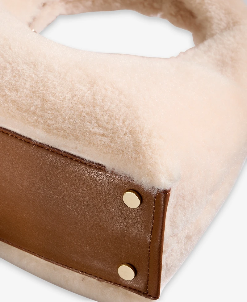 I.n.c. International Concepts Nyrah Faux Fur Hobo Bag, Macy's Exclusive