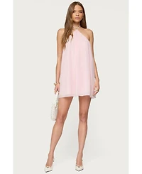 Edikted Women's Emeline Backless Halter Mini Dress