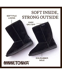 Minnetonka Women's Callahan Suede Mid-Calf Boots